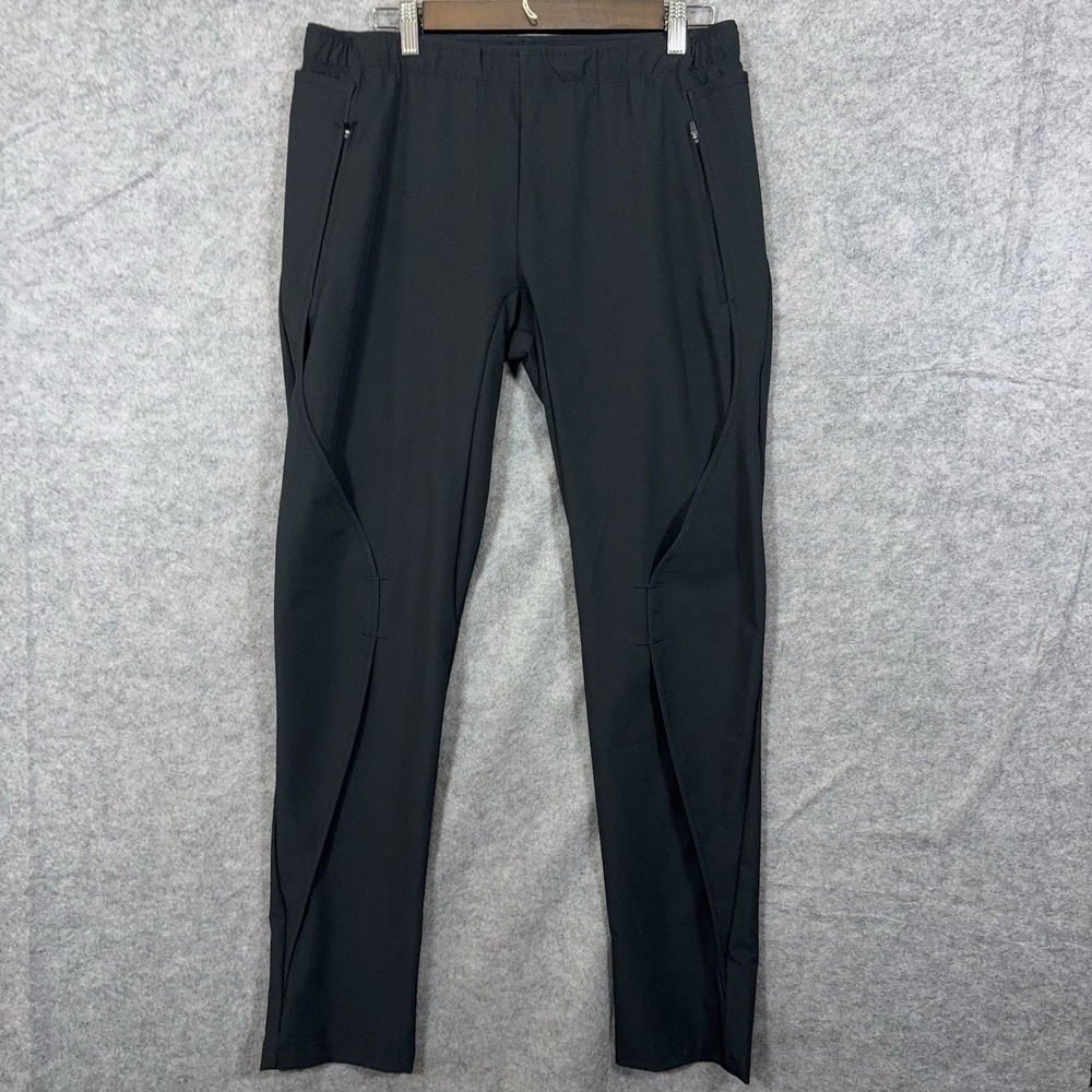 Paskho Travel Pants Womens Sz M Black Meticulous Craftsmanship Zip Pockets